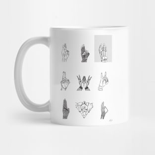 MONSTER MUDRAS BLACK/WHITE Mug